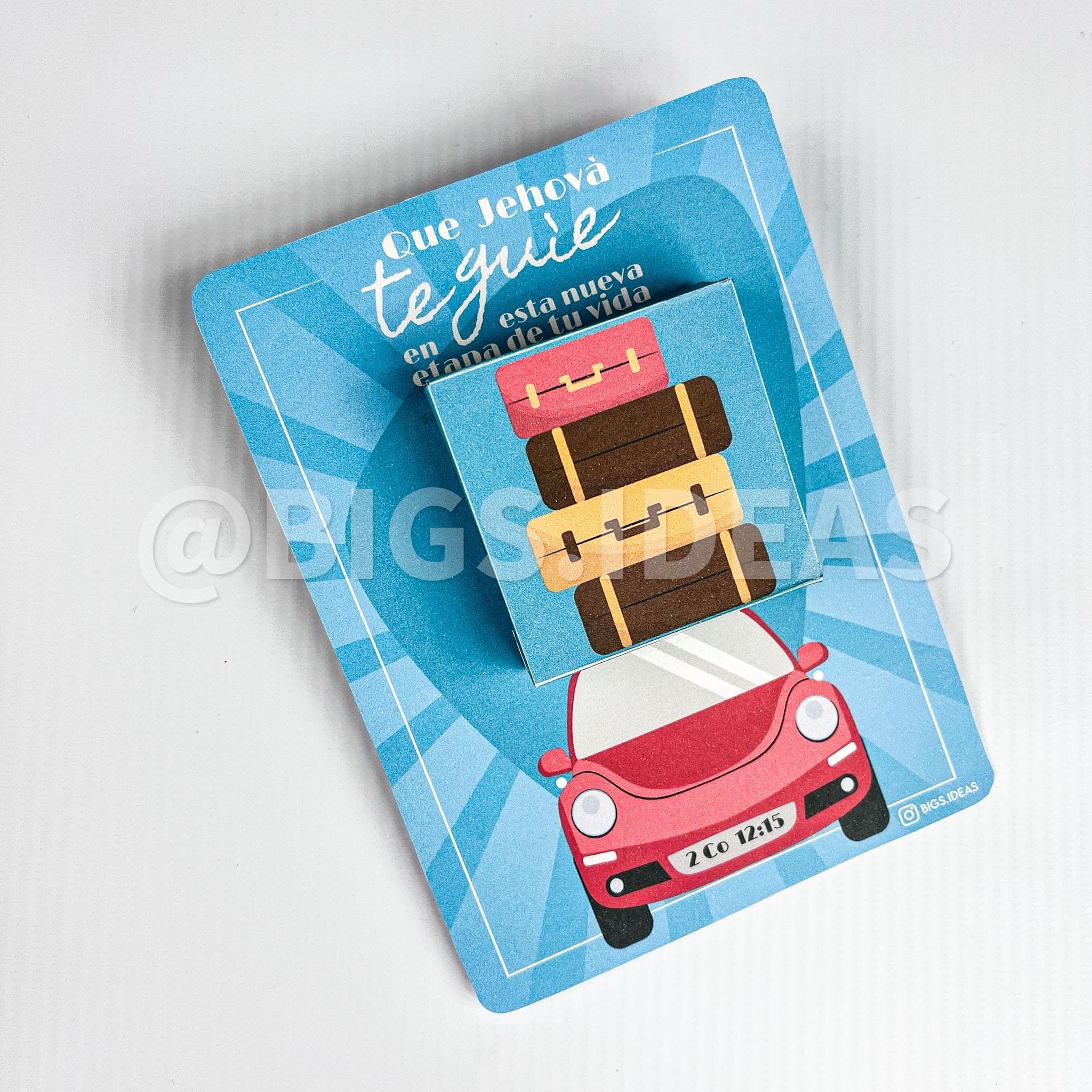 Tarjeta con relieve despedida - Imagen 3