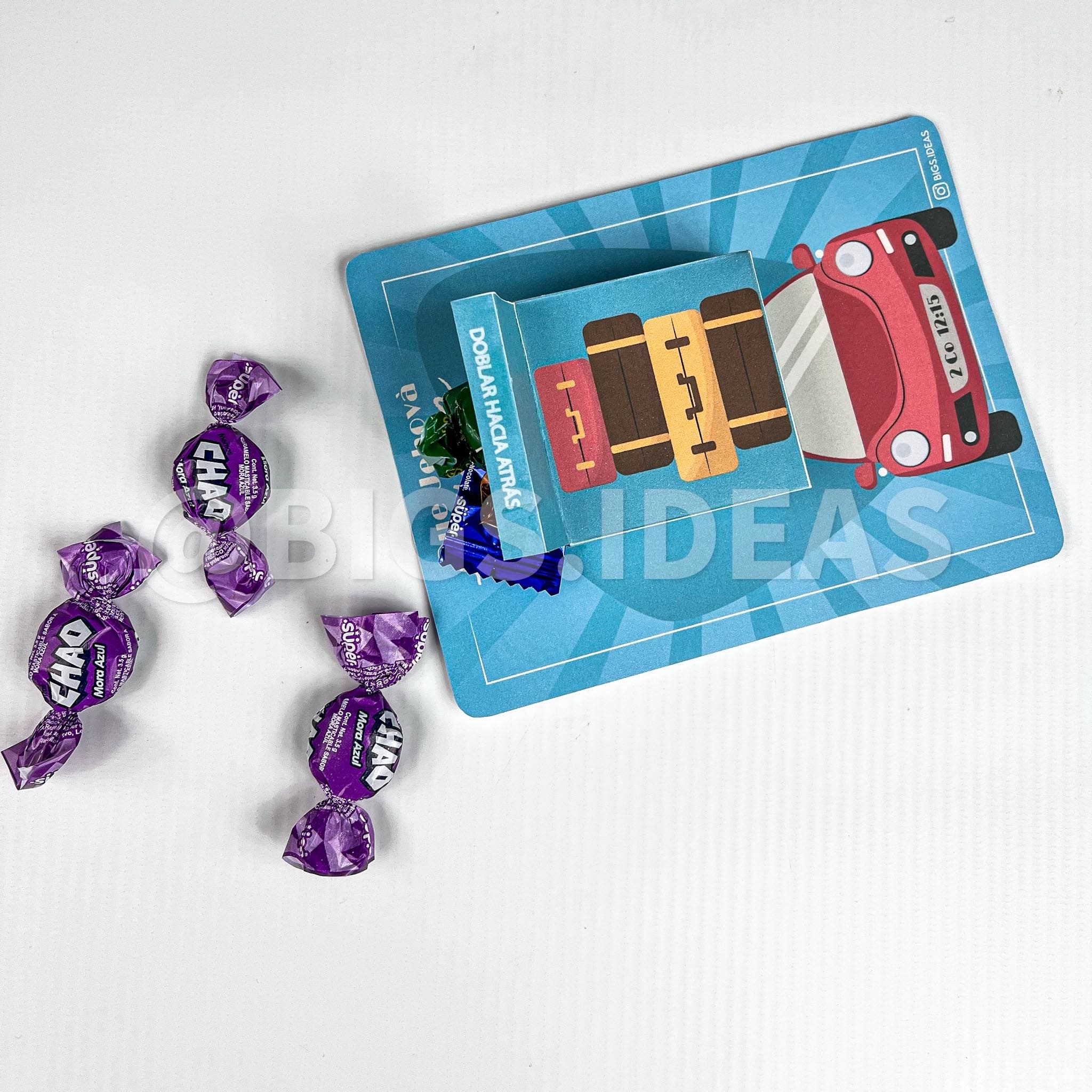 Tarjeta con relieve despedida - Imagen 2