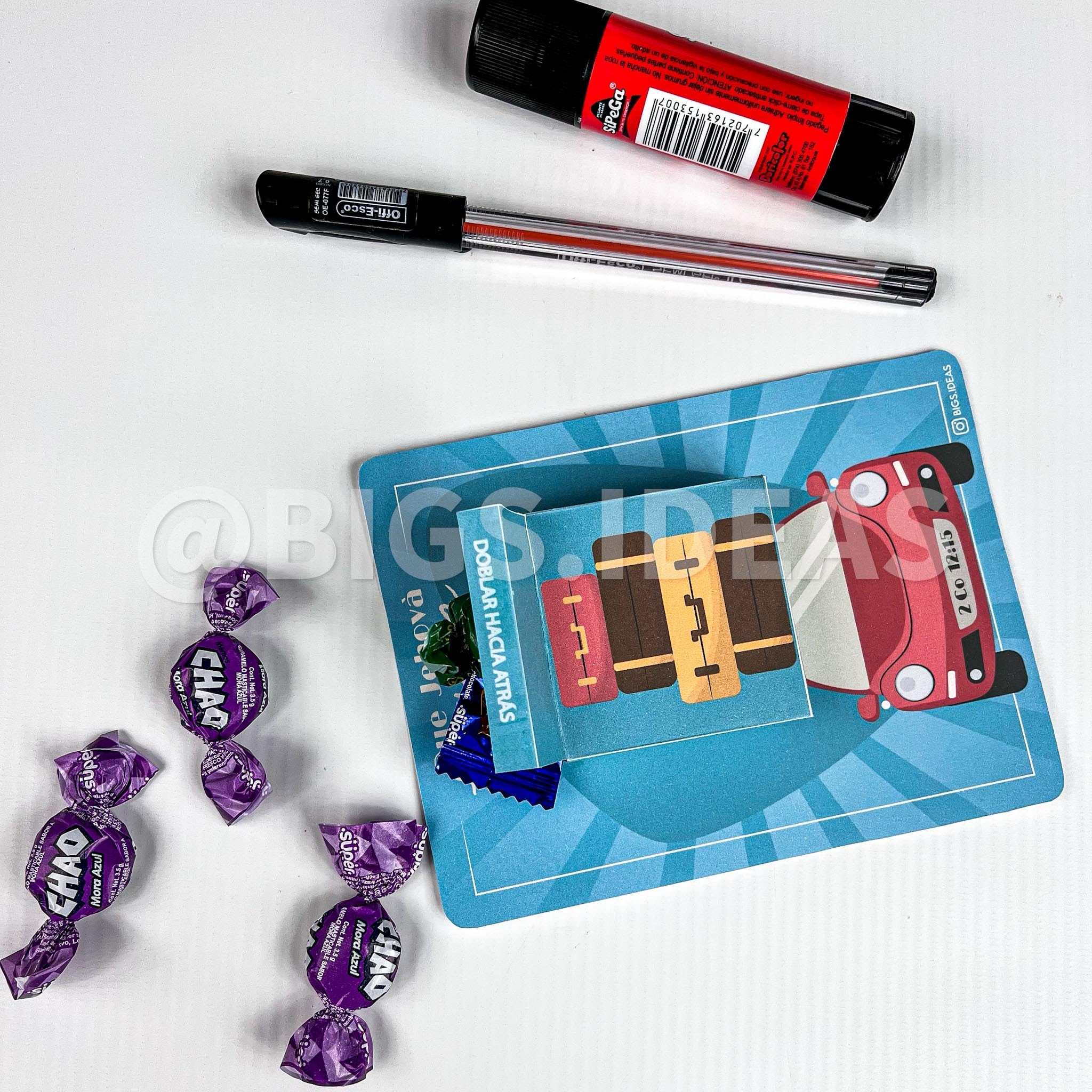 Tarjeta con relieve despedida - Imagen 5