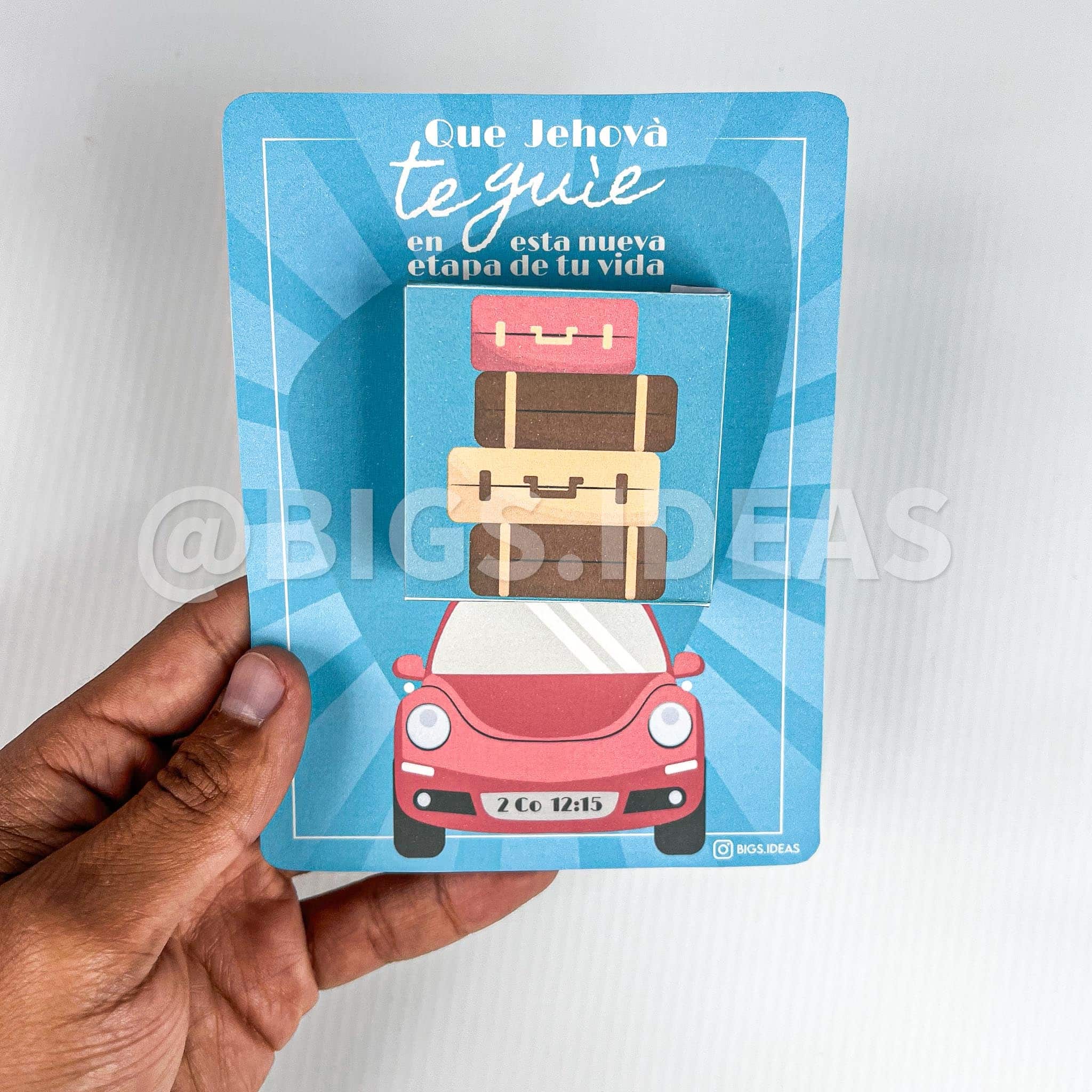 Tarjeta con relieve despedida - Imagen 4