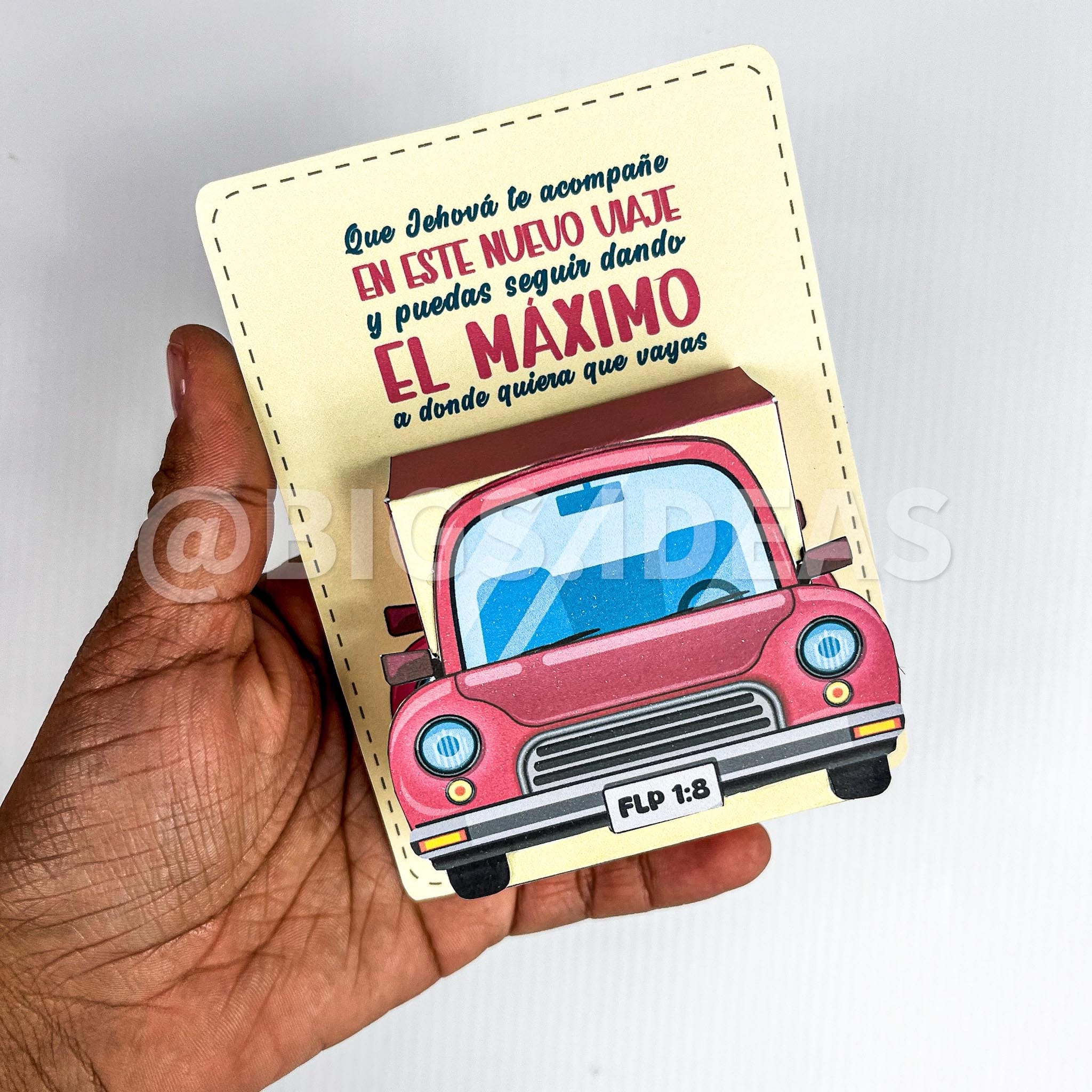 Tarjeta despedida carro - Imagen 3