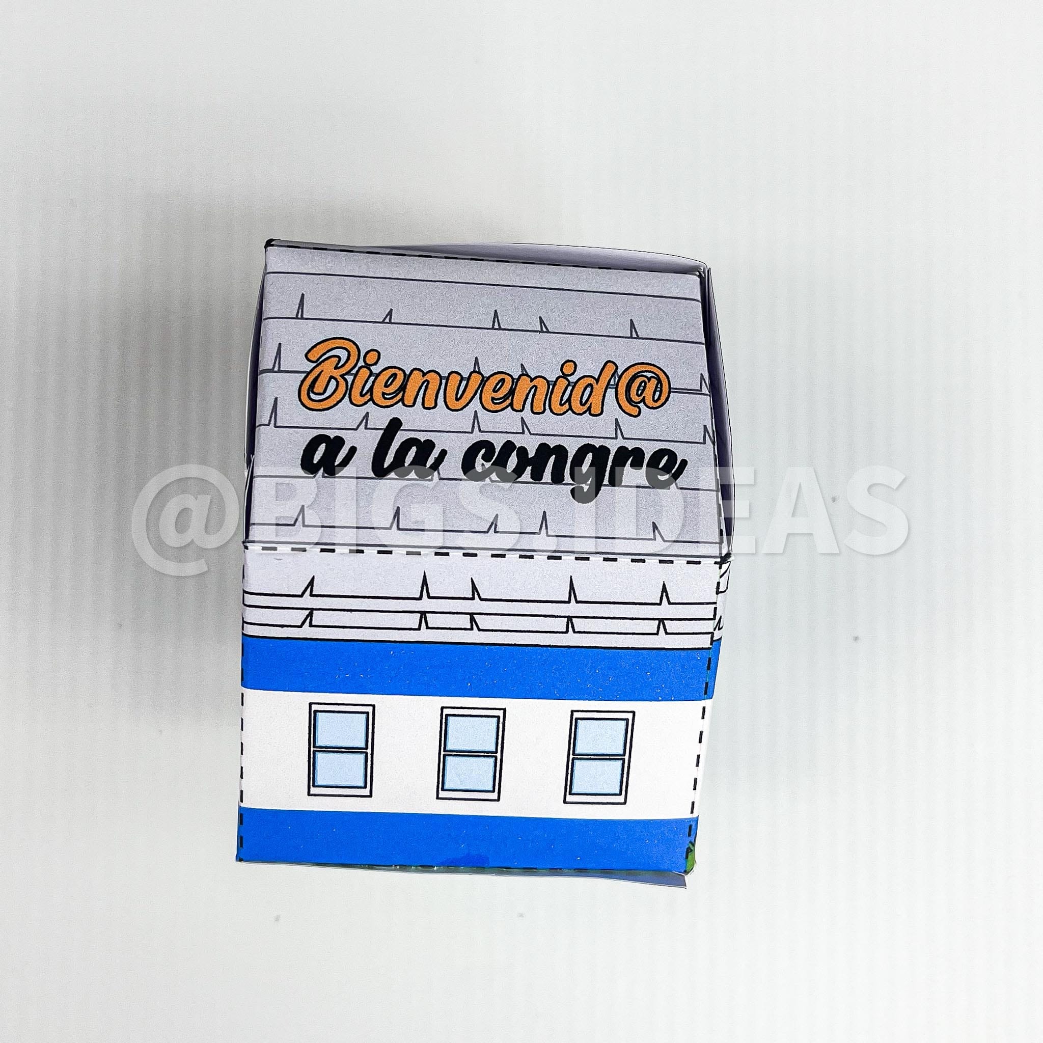 Caja Bienvenida salón