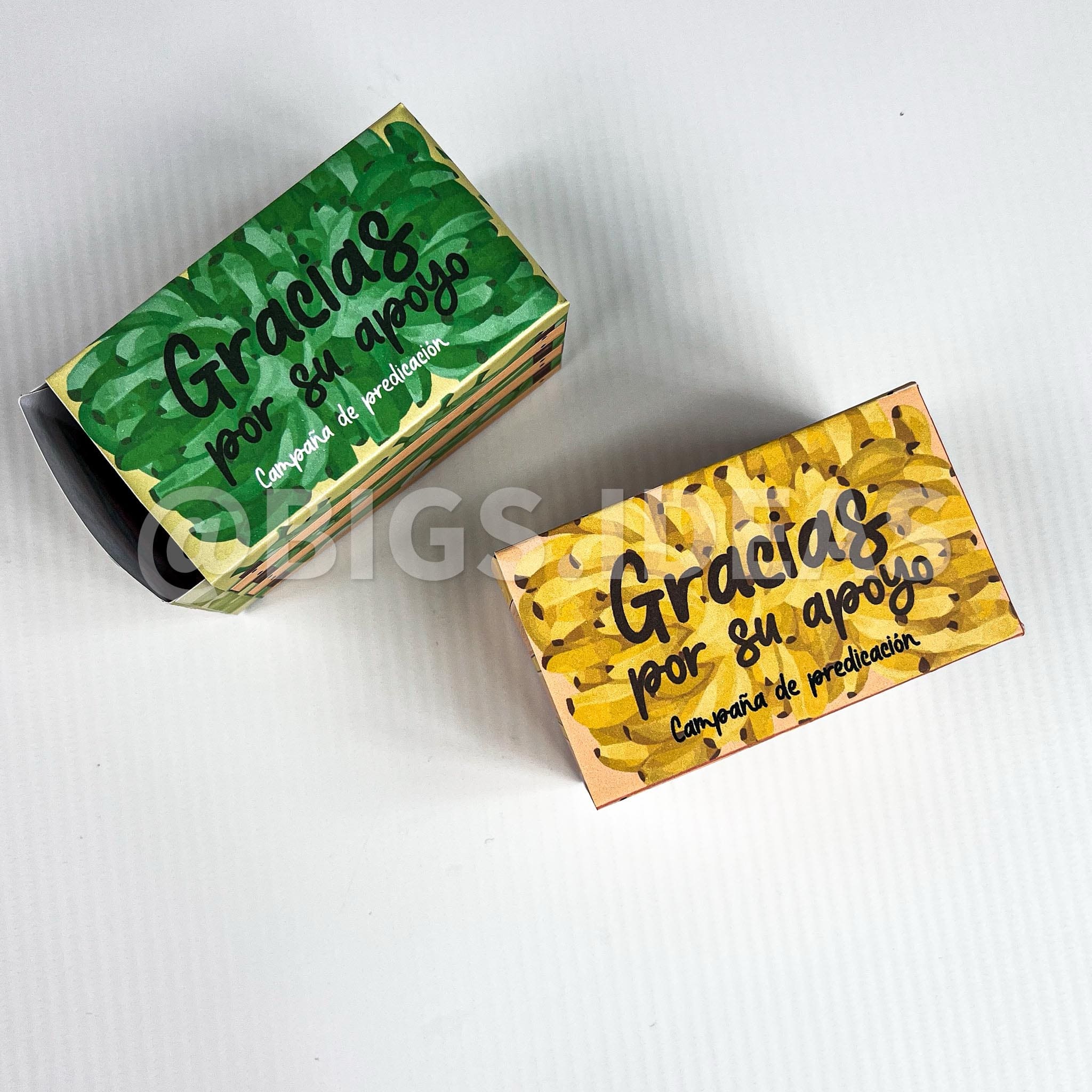 Caja guacal de plátanos